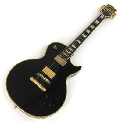 Electric Guitar Greco EG 500B Les Paul Type Black 22Frets Hard  