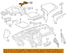 GM OEM 17-19 ATS Instrument Panel Components-Cluster Pad Bracket 84230246