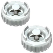 2x HQRP Bottle Valve Caps for Essick Air MoistAir Humidifiers, 509229-1 822419-2