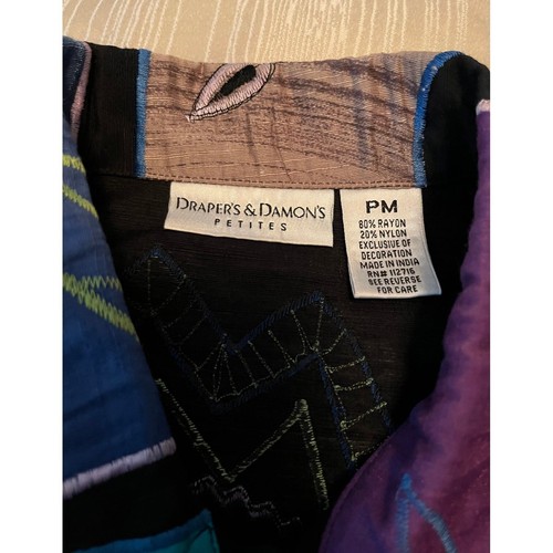 Drapers and Damons Women’s Jacket Size MP Button Up Long Sleeve - Picture 6 of 6