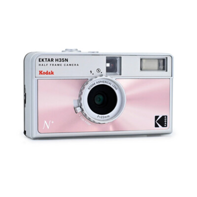 Kodak Ektar H35N 35mm Half Frame Glazed Pink Film Camera