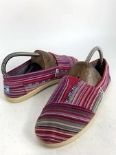 Toms Classic Multi-Color Canvas Youth Girl Slip-on Shoes US Size Y4.5