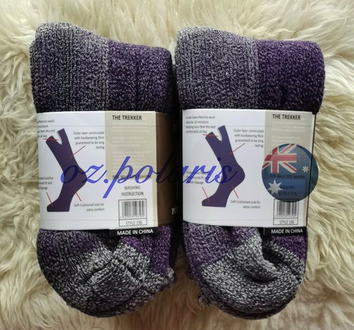 12 PAIRS SIZE 6-10 HEAVY DUTY AUSTRALIAN MERINO EXTRA THICK WOOL WORK SOCKS - Picture 32 of 38