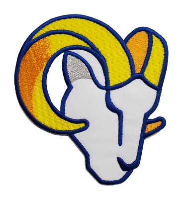 Los Angeles Rams EMBROIDERED IRON ON PATCH 4x 2.5 Beautiful
