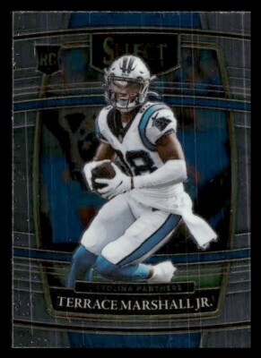 2021 Panini Select #62 Terrace Marshall Jr. Rookie Carolina Panthers