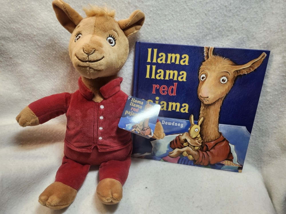 Llama Plush And Book Llama Llama Red Pajama NEW In Gift Bag