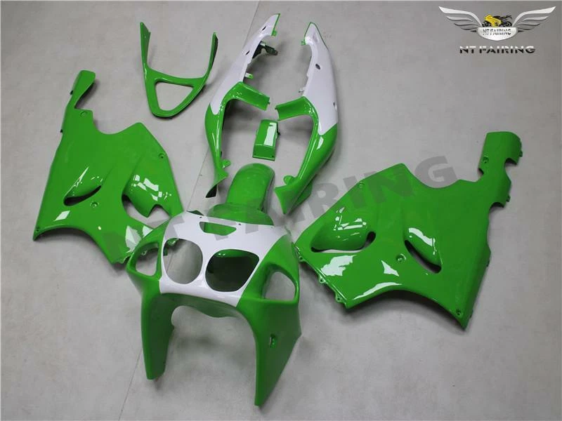 Carenado ABS todo verde NTU apto para Kawasaki Ninja ZX7R a019 1996 1997 1998 2003 Foto 3 de 4