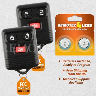 PAIR Remote for 2000-2006 Ford Excursion Keyless Entry