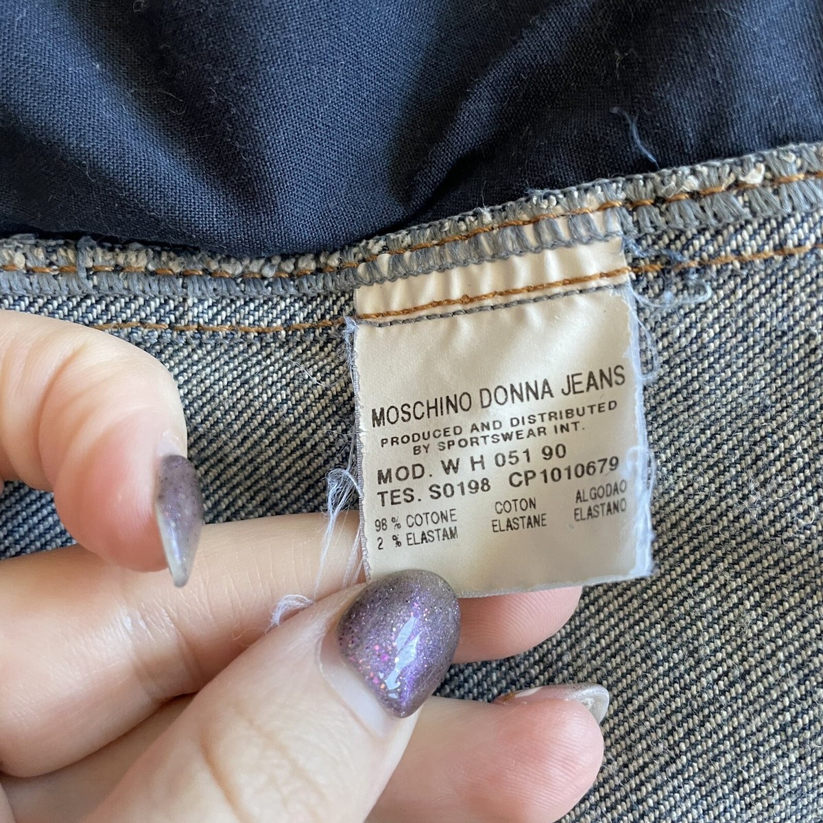 Moschino Jeans Vintage Y2K 2000s Stretch Denim Big Star Jean 