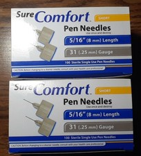 Easy Comfort Pen Needles 4 Mm100 Sterile Needles For Sale Online