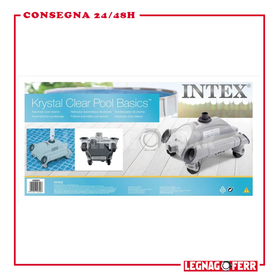 Intex 28001 Robot Robottino Pulizia Piscina Automatica Intex Versione 2023 - Immagine 2 di 4