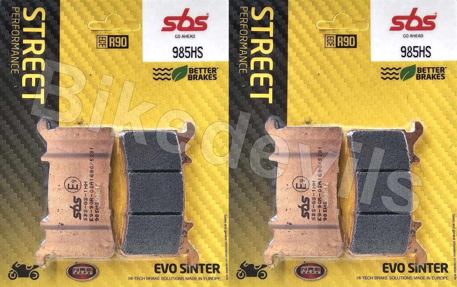 BMW M1000RR 2021-2026 SBS Sintered Front Brake Pads Set 985HS HS Road 985 - Image 4