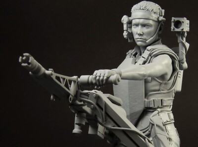 FIGURA DE RESINA. Figura escala 1:10. PRIVATE VASQUEZ. ALIEN. Impreso 3D . 1/10.