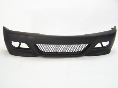 BMW 00-06 E46 M3 Front Bumper Coupe Convert w/ Glass Fog Lamps + OEM FOG Cover