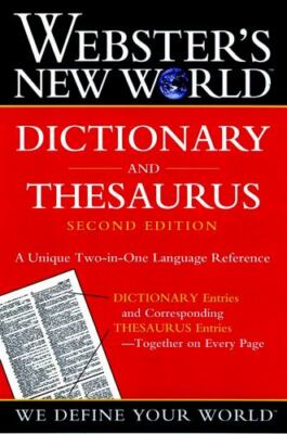 Webster's New World Dictionary And Thesaurus, 2nd Edi- 0764565451, Wo, paperback