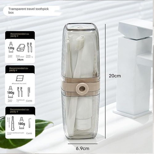 2 Pcs Travel Soap Case Holder Container Portable Leakproof Soap Dishes - Picture 2 of 7