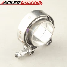 US SHIP 2" inch Turbo Exhaust V Band Clamp & Stainless Steel V-band Flanges Kit