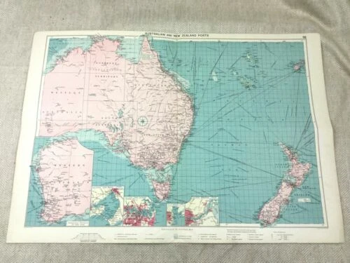 World Antique World Physical Maps