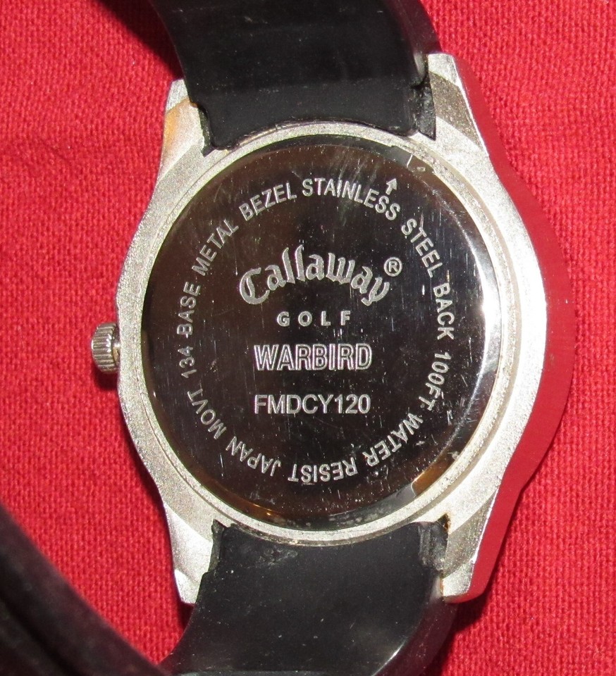 Callaway Golf WR 100 FT. FDMCY104 Men’s Warbird Watch New Battery eBay