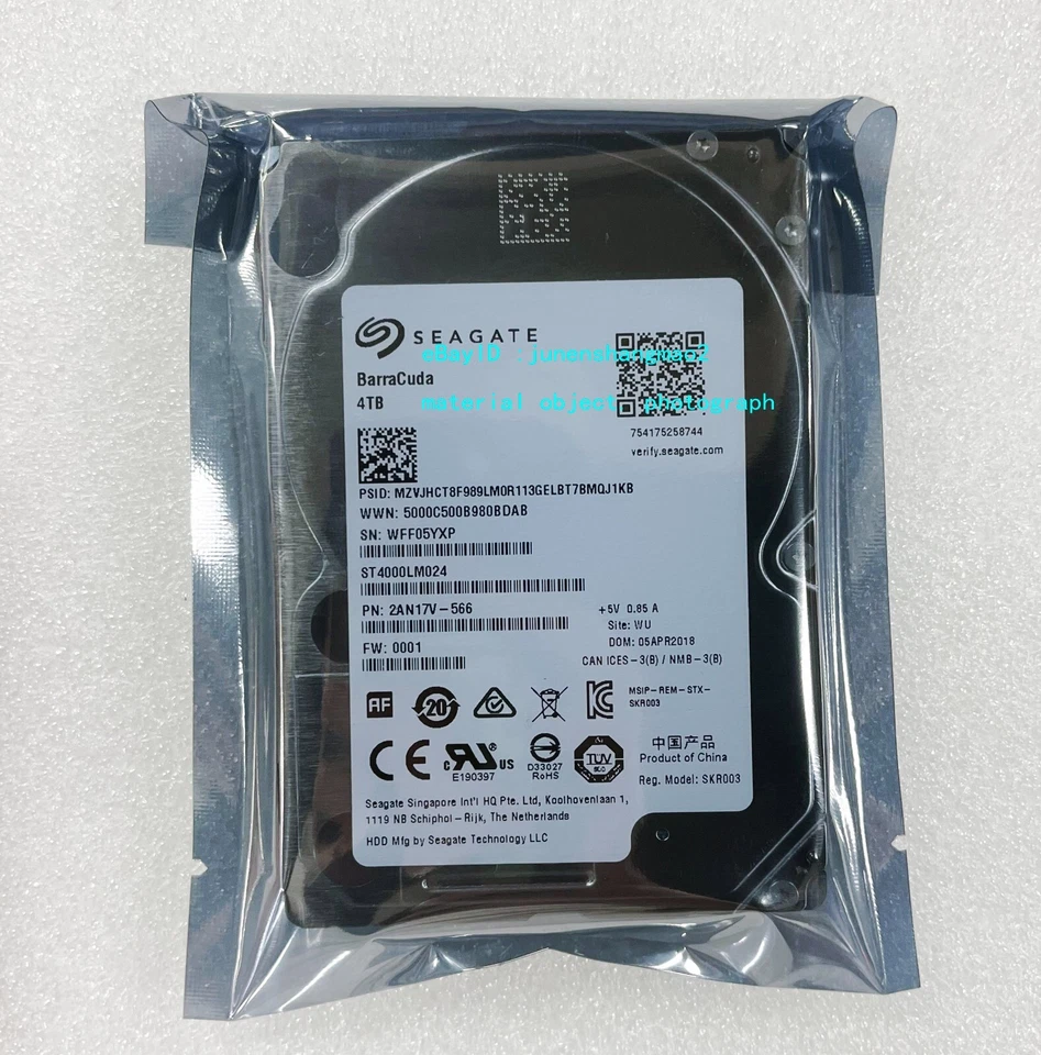 Seagate 4TB 5400RPM 128MB Cache ST4000LM024 15mm 2.5” SATA Hard Drive - Image 3 of 4