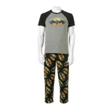 Batman Men's 2 Piece Sleep Set Various Sizes New with Tags MSRP 50