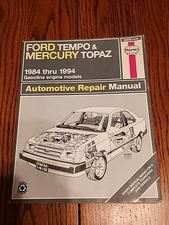 1984-94 FORD TEMPO MERCURY TOPAZ HAYNES REPAIR MANUAL 36078 Used