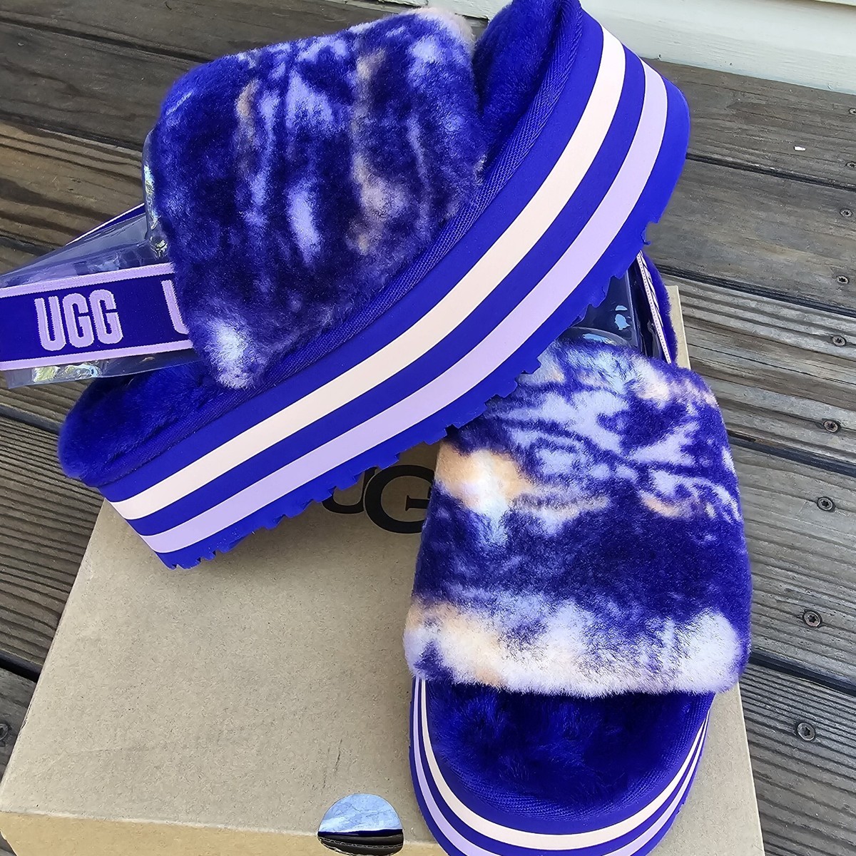 UGG DISCO MARBLE SLIDE SANDAL 2