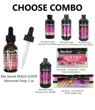 Mia Secret - Scented Monomer Drop /Odorless Monomer/Liquid Monomer -CHOOSE YOURS