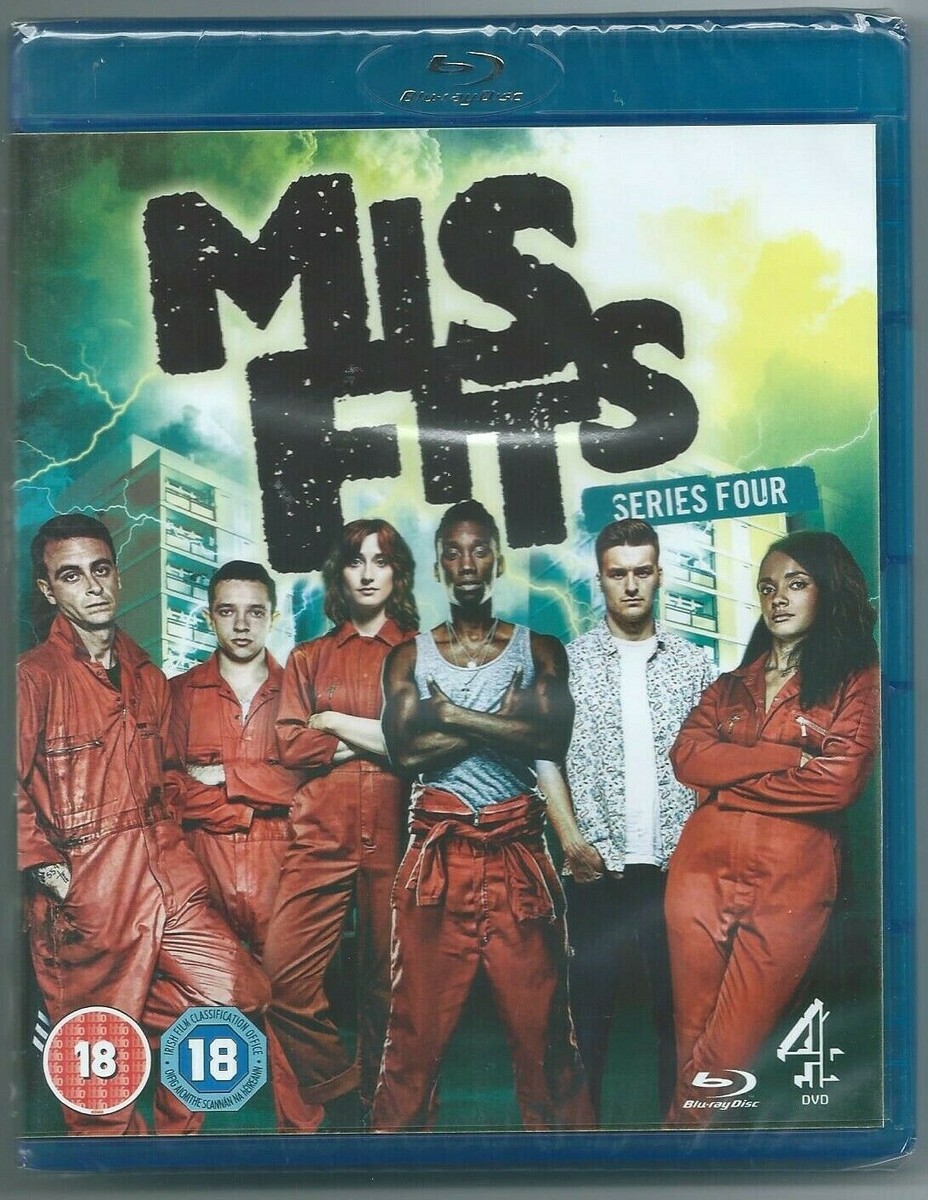 Misfits Series 4 Complete Blu-ray 2011 Rated 18 Comedy Drama