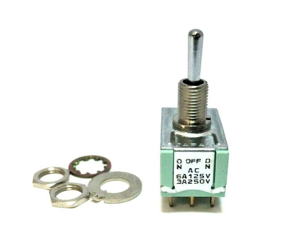 6A 125V - On-Off-On - 4PDT Toggle Switch - Solder Lug - Alcoswitch MTA ...