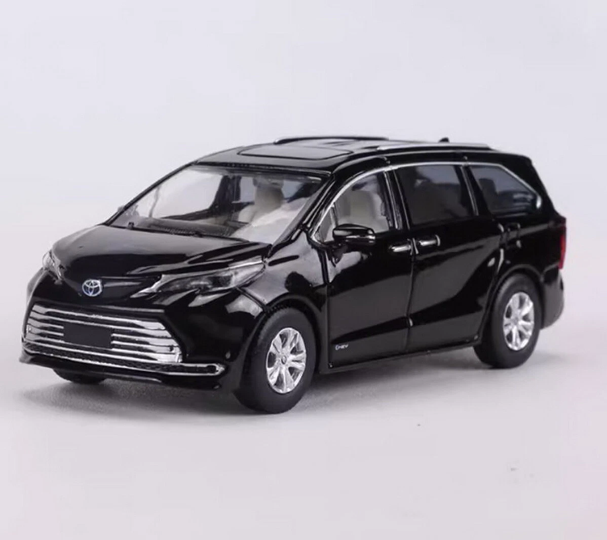 MASDI シエナ 改 ブラック MASDI 1/64 Scale Toyota SIENNA MPV Black Diecast Car Model Toy