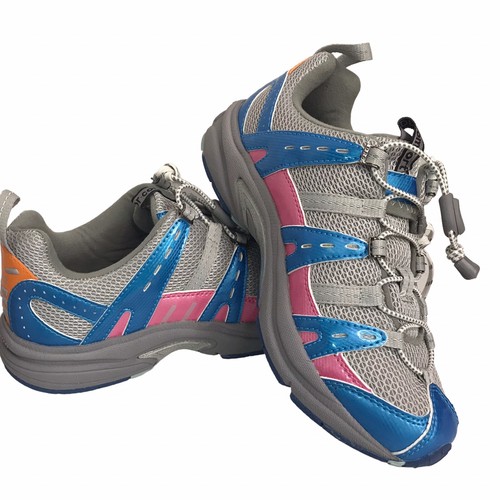 New Dr Comfort Refresh Athletic Shoes Womens 7.5 Gray Pink Blue 3976 orthotics - Picture 2 of 10