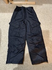 AQ Black Snow Ski Winter Pants Children's Unisex Size Small S