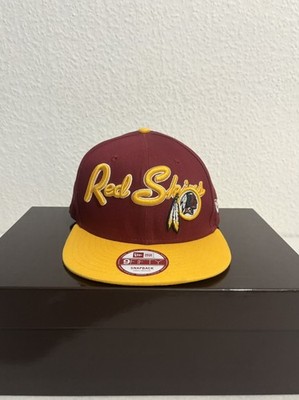 New Era 9FIFTY Snapback Washington Redskins Cap Burgundy Gold NFL S/M NEU