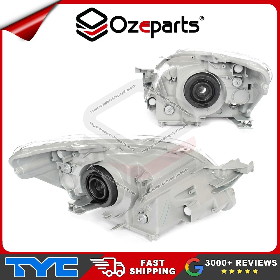 TYC Pair LH+RH Head Light Lamp For Toyota Yaris Sedan NCP93 2006-2016 - image 2 of 4