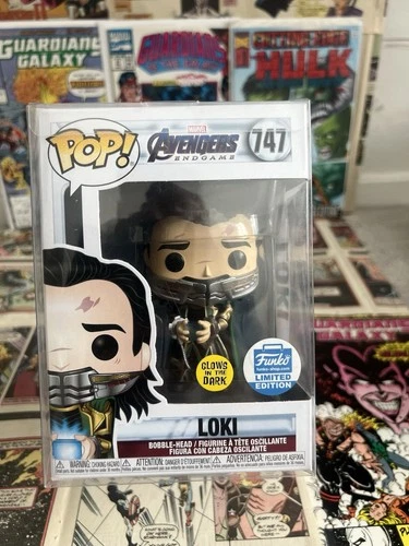 Funko Pop! Marvel Avengers Endgame Loki Tesseract Glow in the Dark Figure 747