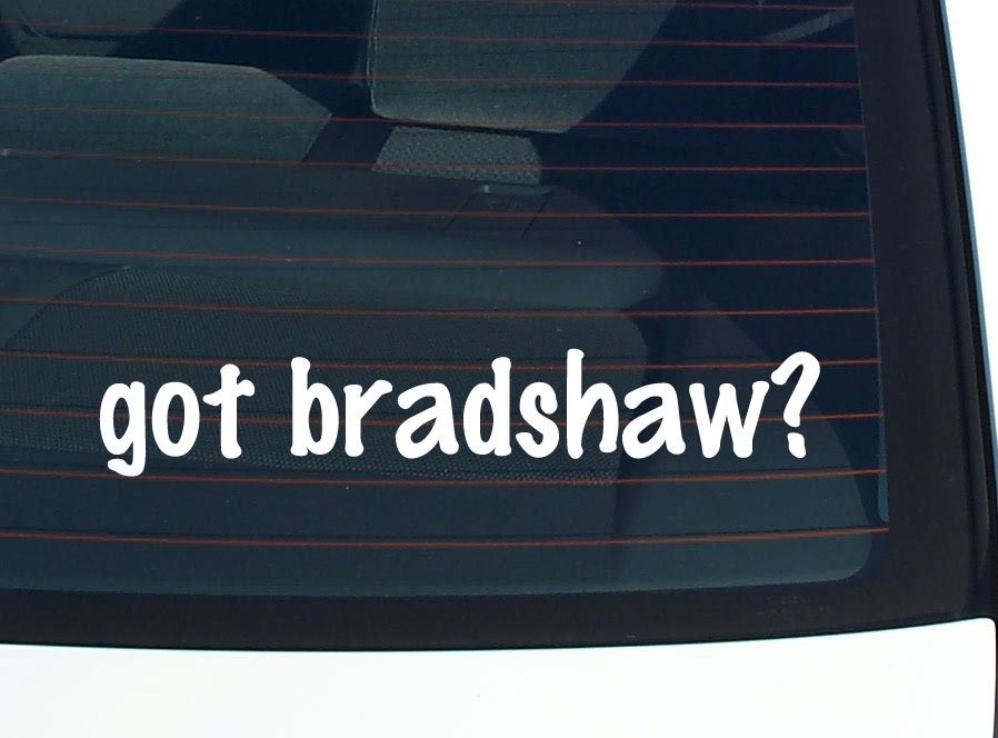 Bradshaw Family Car Decal Funny Last Name Bumper Sticker Vinyl Window Pride