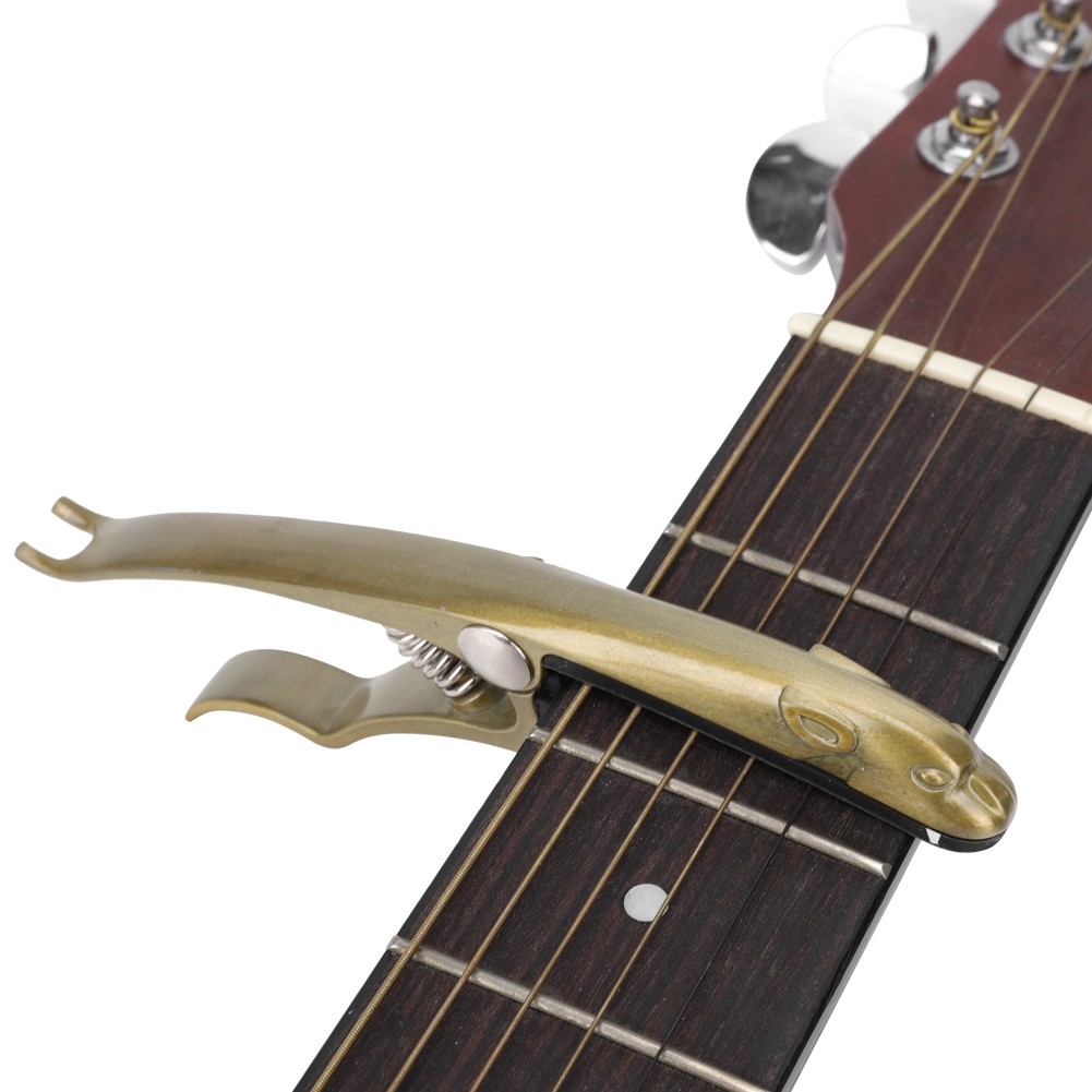 K72 Guitar Zinc Ally Bronze Coloured Frog Shaped For Guitar Ukulel BAJ
