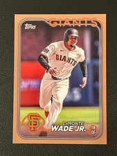 LaMonte Wade Jr 2024 Topps Gold Border Parallel /2024 Giants 