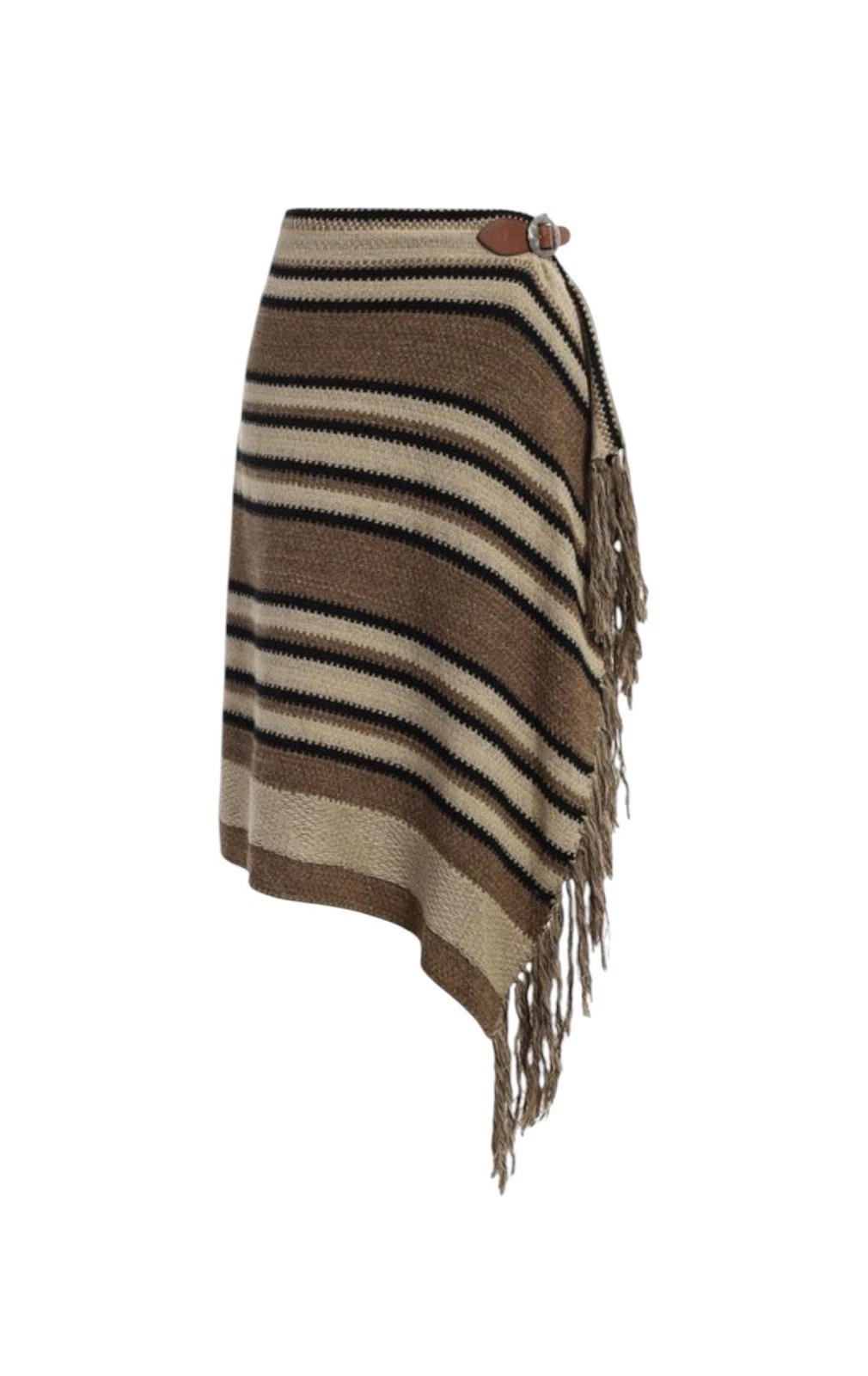 NWT Ralph Lauren Vintage Southwest Blanket Wrap Skirt With Fringe Belt Buckle L