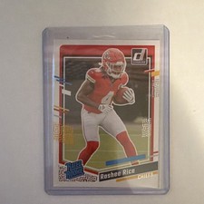 Panini 2023 Donruss Rated Rookie Rashee Rice #350 Kansas City Chiefs NFL