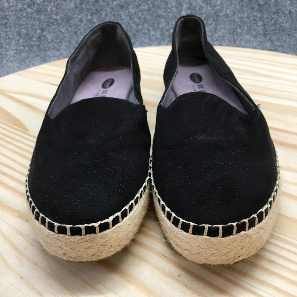 Dr Scholls Shoes Womens 9.5 M Espadrille Black Slip On Casual Low Top Round Toe - Image 4 of 4