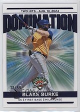 2024 Panini Prospect Edition Domination Blue 38/99 Blake Burke #16 19l7