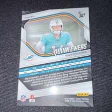 Panini Prizm Quinn Ewers Rookie Disco Prizm #307 Dolphins 2025 Football