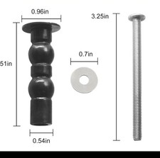 For TOTO THU651N Top Mount Seat Hardware, Toilet Seat Top Tightening Nut Hardwar