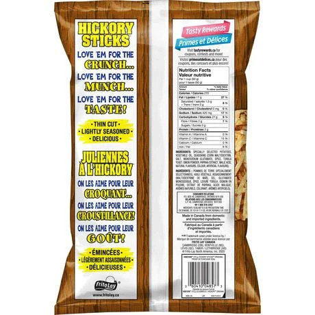 Hostess Hickory Sticks Original Potato Sticks, 275g/9.7oz, 3-Pack - Picture 3 of 5
