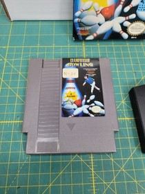 Championship Bowling (Nintendo NES, 1989) With Box And Dust Cover Tested