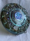 Vintage Jeannette Glass Carnival Glass Deviled Egg Plate