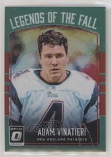 2016 Donruss Optic Legends of the Fall Red 17/99 Adam Vinatieri #2 v9t