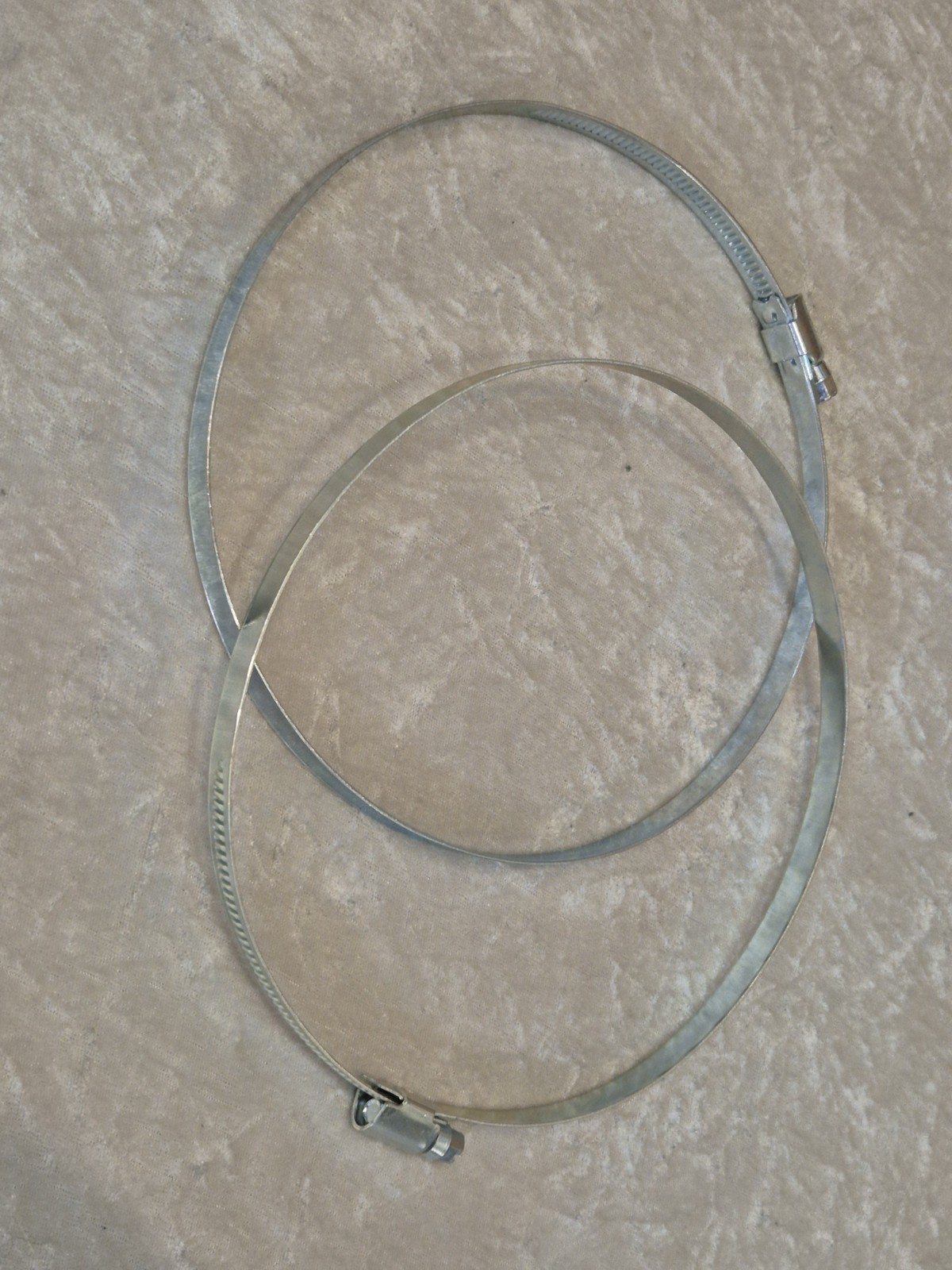 2 x Bosch Neff Jubilee 150mm Ducting Hose pipe Flue Clips Clamps 140mm-160mm